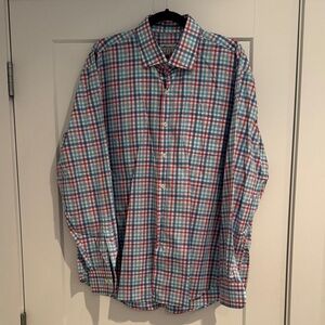 Peter Millar Multicolor Plaid Button Down Shirt